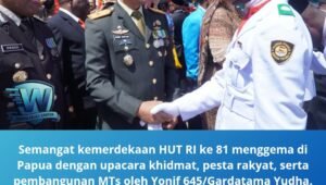 semangat kemerdekaan hut ri ke 81 menggema di papua. - thewasesanews.com