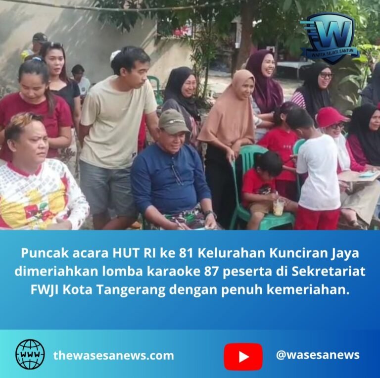 puncak acara hut ri ke 81 kelurahan kunciran jaya. - thewasesanews.com