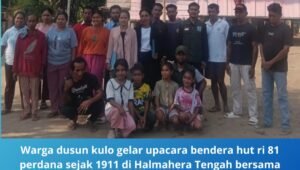 warga dusun kulo gelar upacara bendera hut ri 81 perdana. - thewasesanews.com