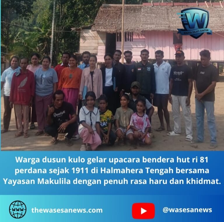warga dusun kulo gelar upacara bendera hut ri 81 perdana. - thewasesanews.com