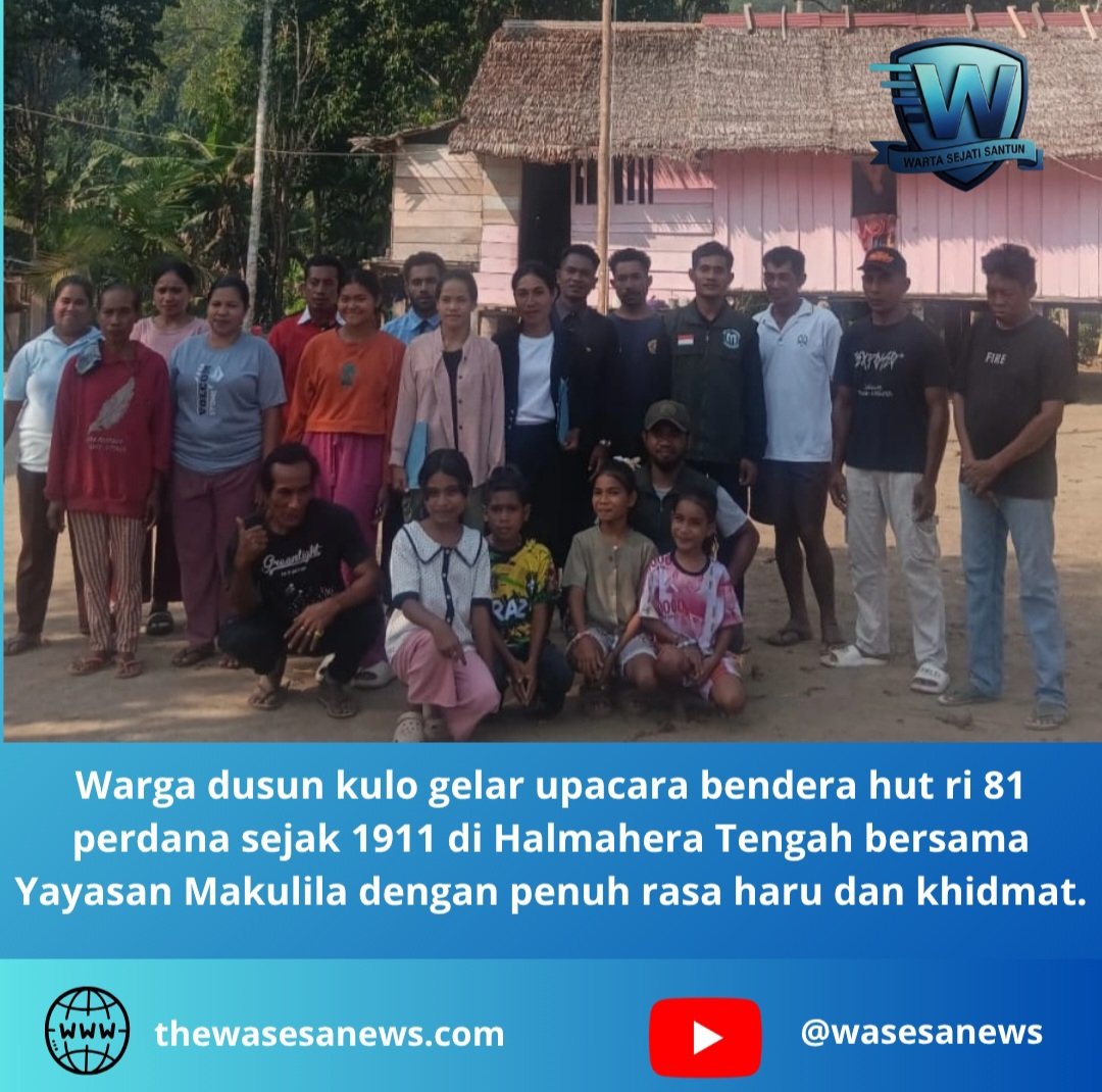 warga dusun kulo gelar upacara bendera hut ri 81 perdana. - thewasesanews.com
