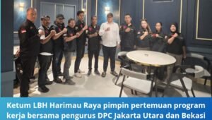 ketum lbh harimau raya pimpin pertemuan program kerja. - thewasesanews.com