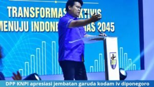dpp knpi apresiasi jembatan garuda kodam iv diponegoro. - thewasesanews.com