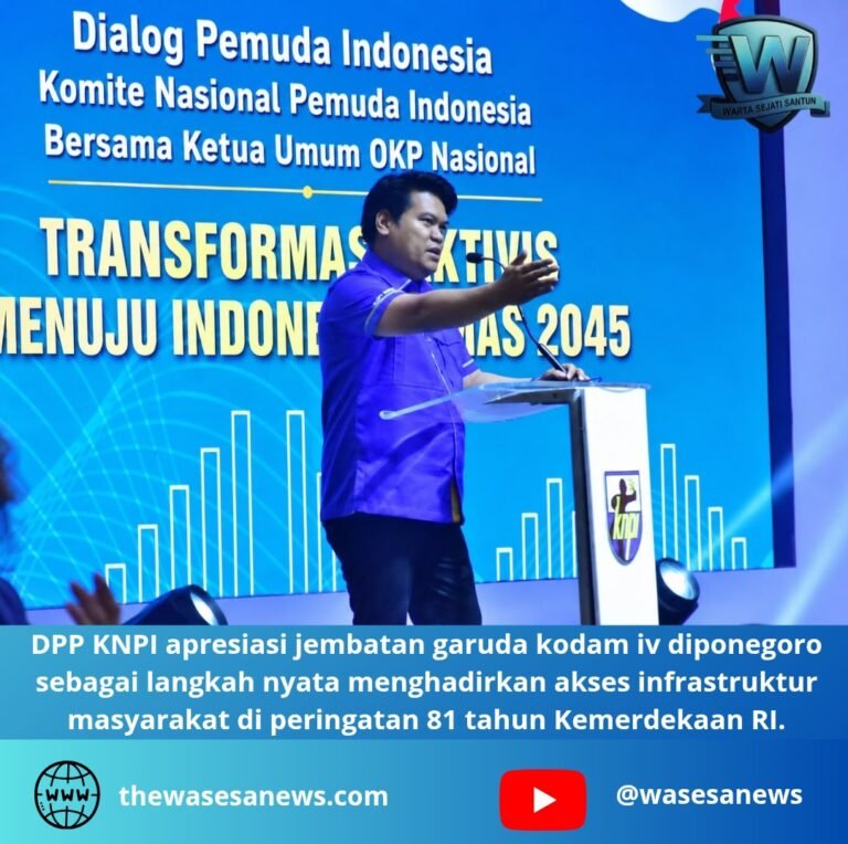 dpp knpi apresiasi jembatan garuda kodam iv diponegoro. - thewasesanews.com
