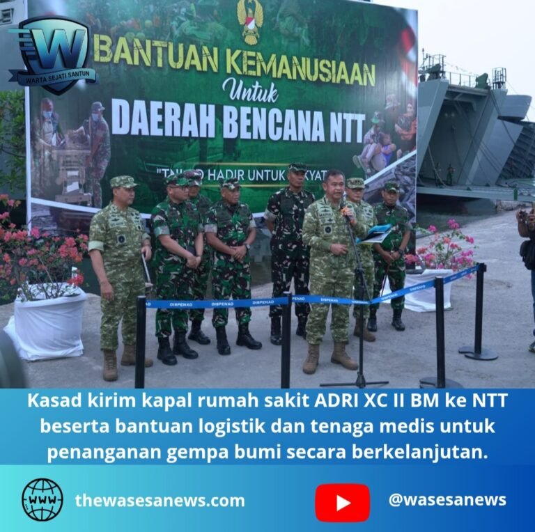kasad kirim kapal rumah sakit adri xc ii bm ke ntt. - thewasesanews.com