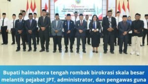 bupati halmahera tengah rombak birokrasi. - thewasesanews.com
