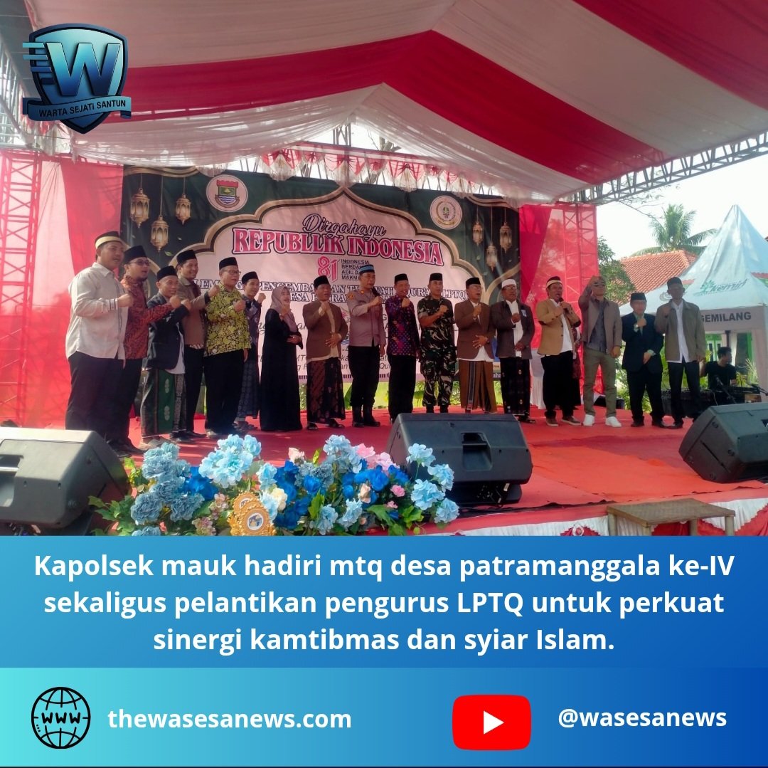 kapolsek mauk hadiri mtq desa patramanggala. - thewasesanews.com