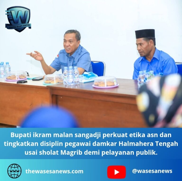 bupati ikram malan sangadji perkuat etika asn. - thewasesanews.com