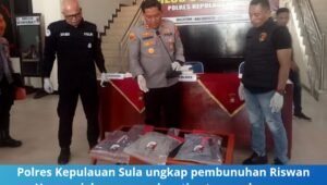 polres kepulauan sula ungkap pembunuhan riswan umasugi. - thewasesanews.com