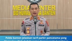 polda banten jelaskan tarif parkir pancatama. - thewasesanews.com