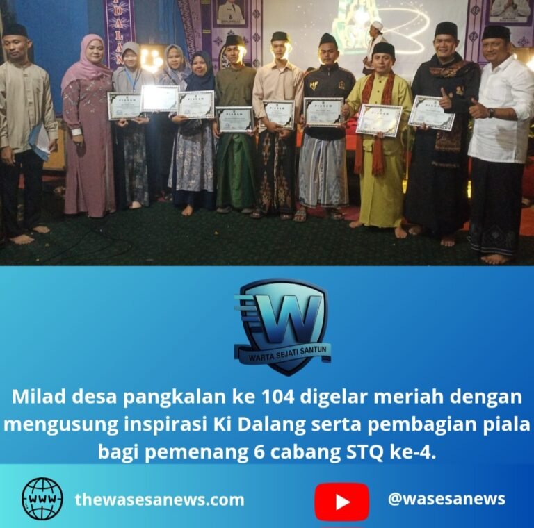 milad desa pangkalan ke 104. - thewasesanews.com