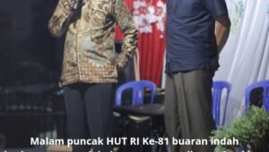 malam puncak hut ri buaran indah. - thewasesanews.com
