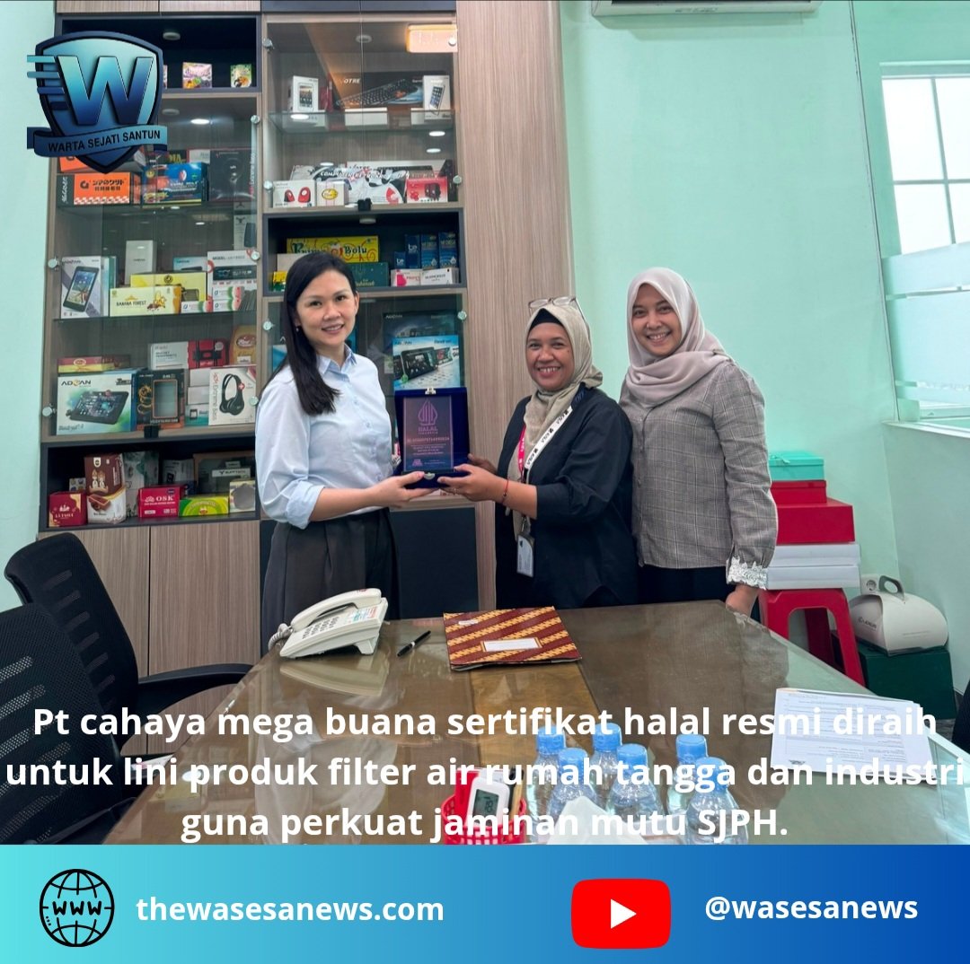 pt cahaya mega buana sertifikat halal. - thewasesanews.com
