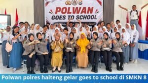 polwan polres halteng gelar goes to school. - thewasesanews.com