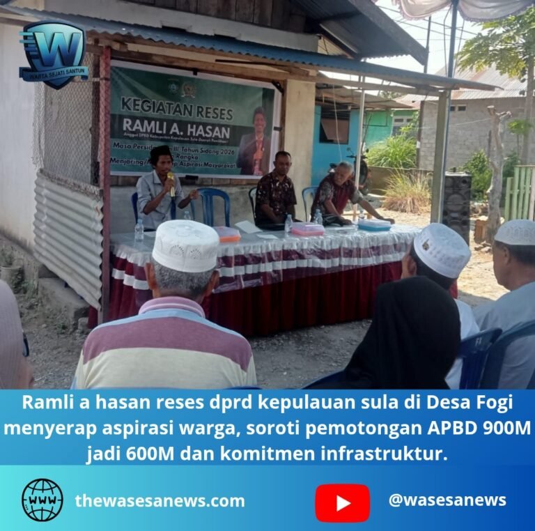 ramli a hasan reses dprd kepulauan sula. - thewasesanews.com