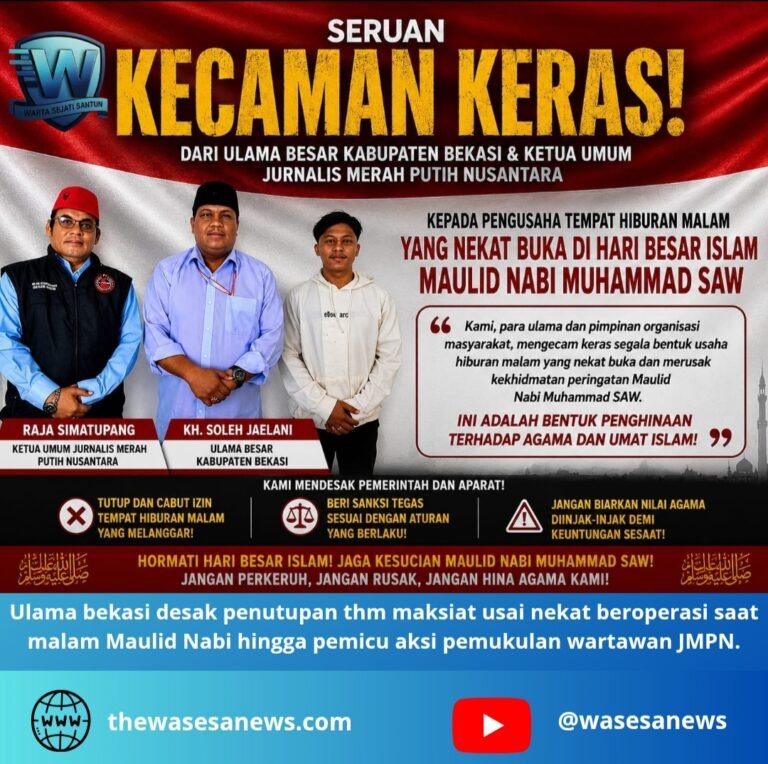 ulama bekasi desak penutupan thm maksiat. - thewasesanews.com