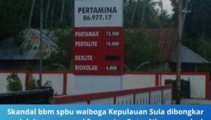 skandal bbm spbu waiboga. - thewasesanews.com