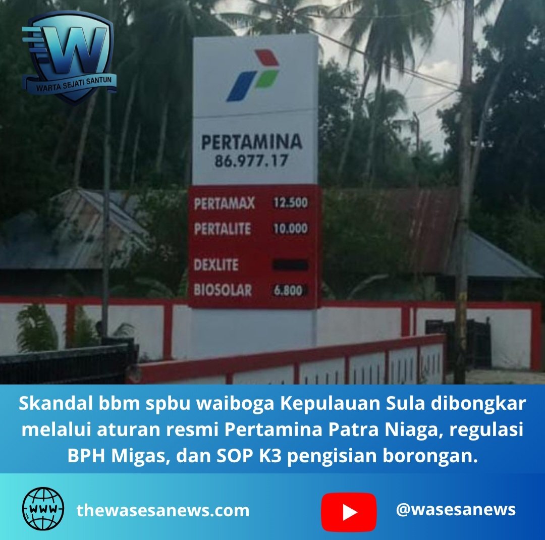 skandal bbm spbu waiboga. - thewasesanews.com
