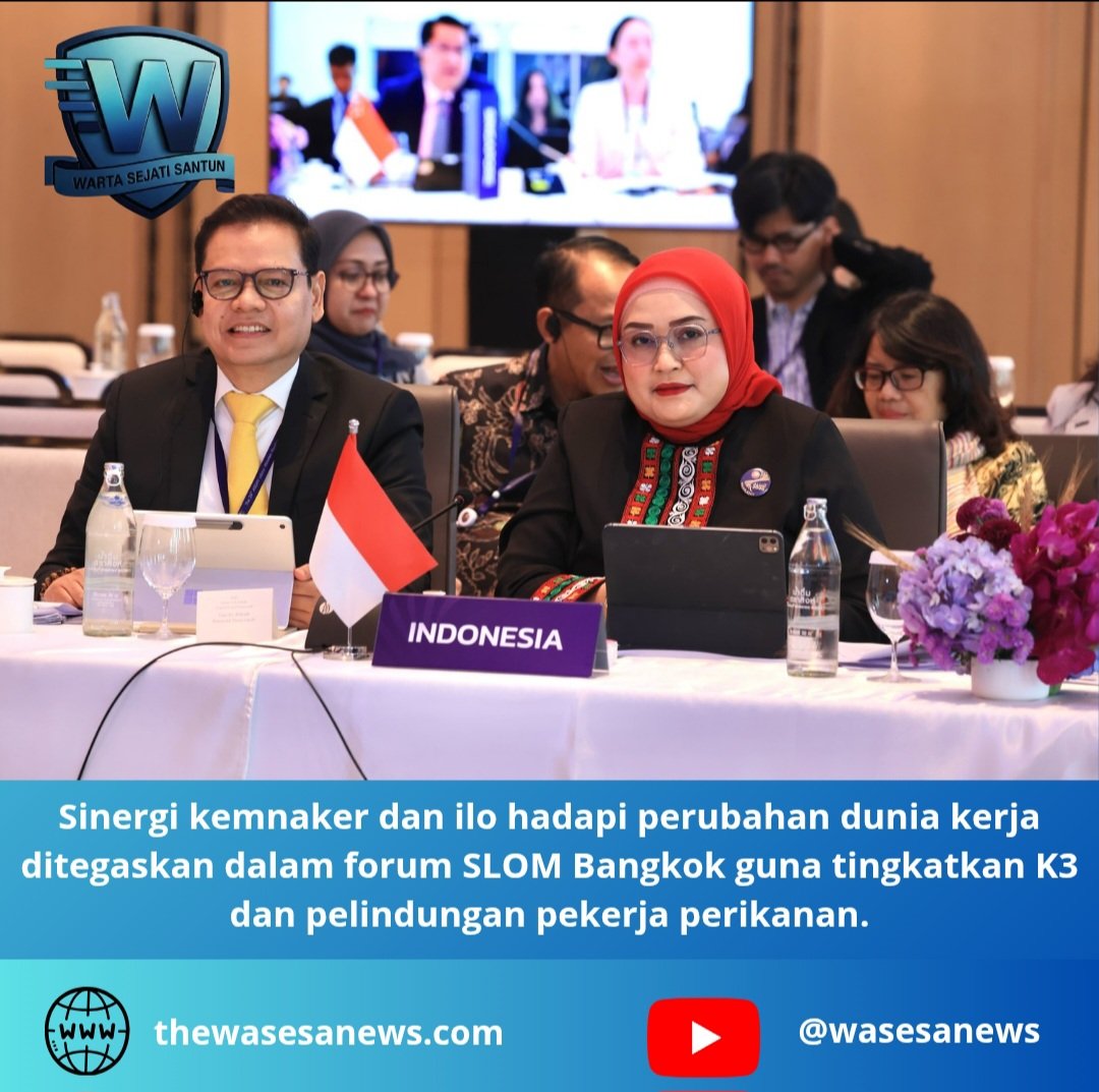 sinergi kemnaker dan ilo hadapi perubahan dunia kerja. - thewasesanews.com