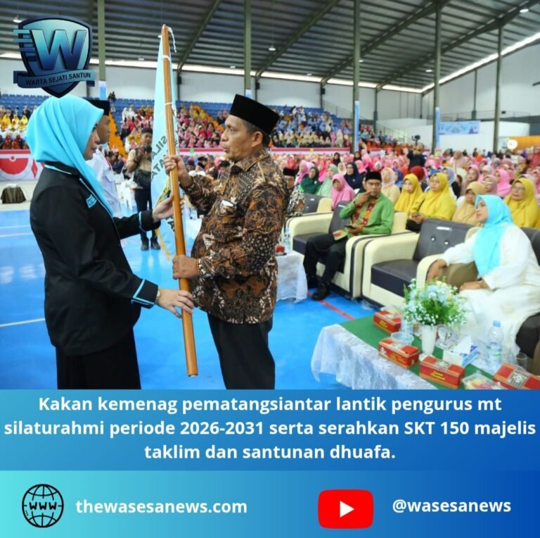 kakan kemenag pematangsiantar lantik pengurus mt silaturahmi. - thewasesanews.com