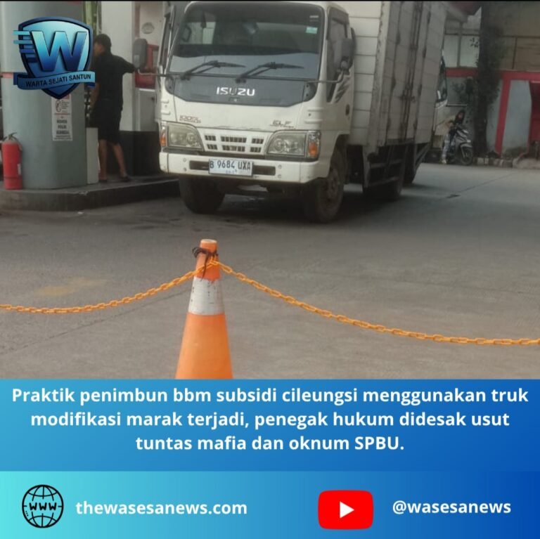 penimbun bbm subsidi cileungsi. - thewasesanews.com