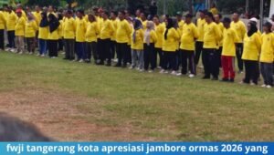 fwji tangerang kota apresiasi jambore ormas. - thewasesanews.com
