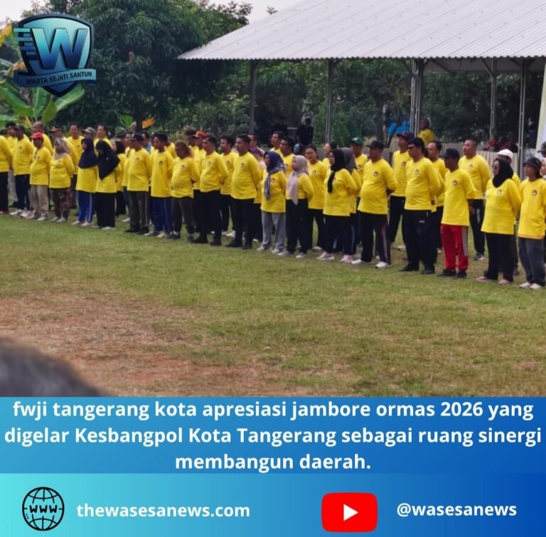fwji tangerang kota apresiasi jambore ormas. - thewasesanews.com