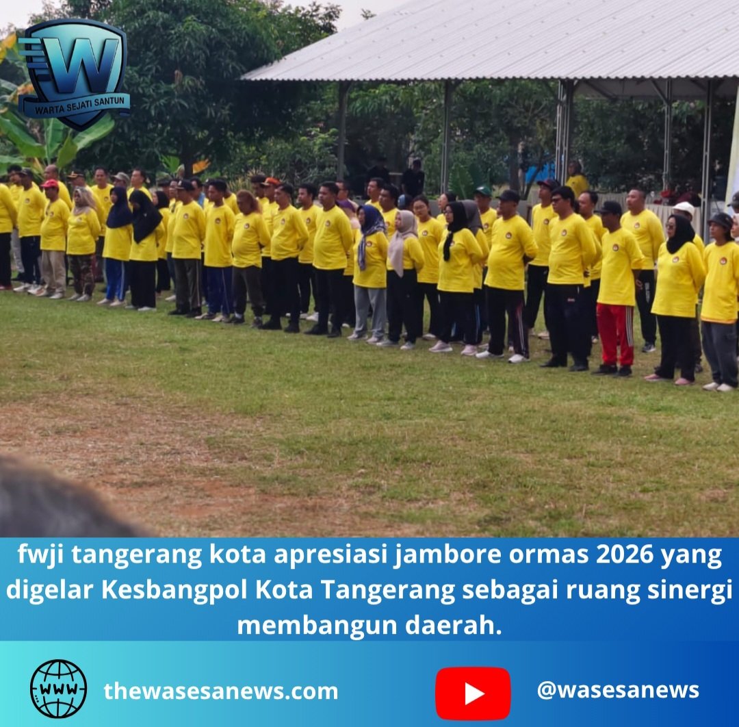 fwji tangerang kota apresiasi jambore ormas. - thewasesanews.com