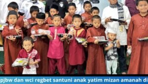 pjbw dan wci regbet santuni anak yatim mizan amanah. - thewasesanews.com