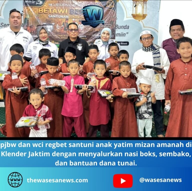 pjbw dan wci regbet santuni anak yatim mizan amanah. - thewasesanews.com