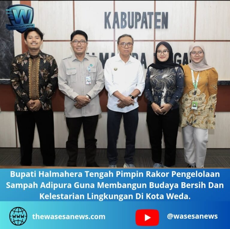 bupati halmahera tengah pimpin rakor pengelolaan sampah adipura. - thewasesanews.com