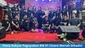 pesta rakyat paguyuban rw 01 cinere meriah. - thewasesanews.com