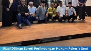 rizal djibran soroti perlindungan hukum pekerja seni. - thewasesanews.com