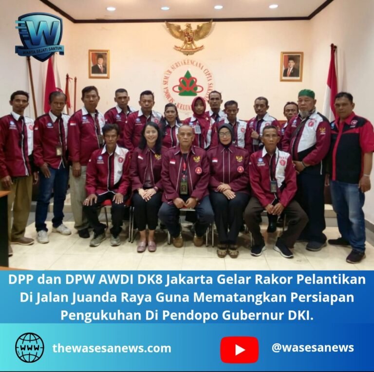 dpp dan dpw awdi dki jakarta gelar rakor pelantikan. - thewasesanews.com