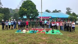 satgas pamtas yonarmed 13 gelar apel siaga karhutla sintang. - thewasesanews.com