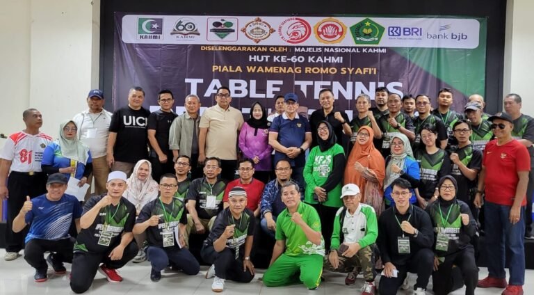 sekjen mn kahmi tutup turnamen tenis meja piala wamenag. - thewasesanews.com