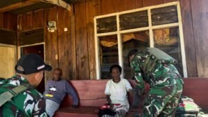 satgas yonif 645 gty gelar yankes keliling di kobakma. - thewasesanews.com