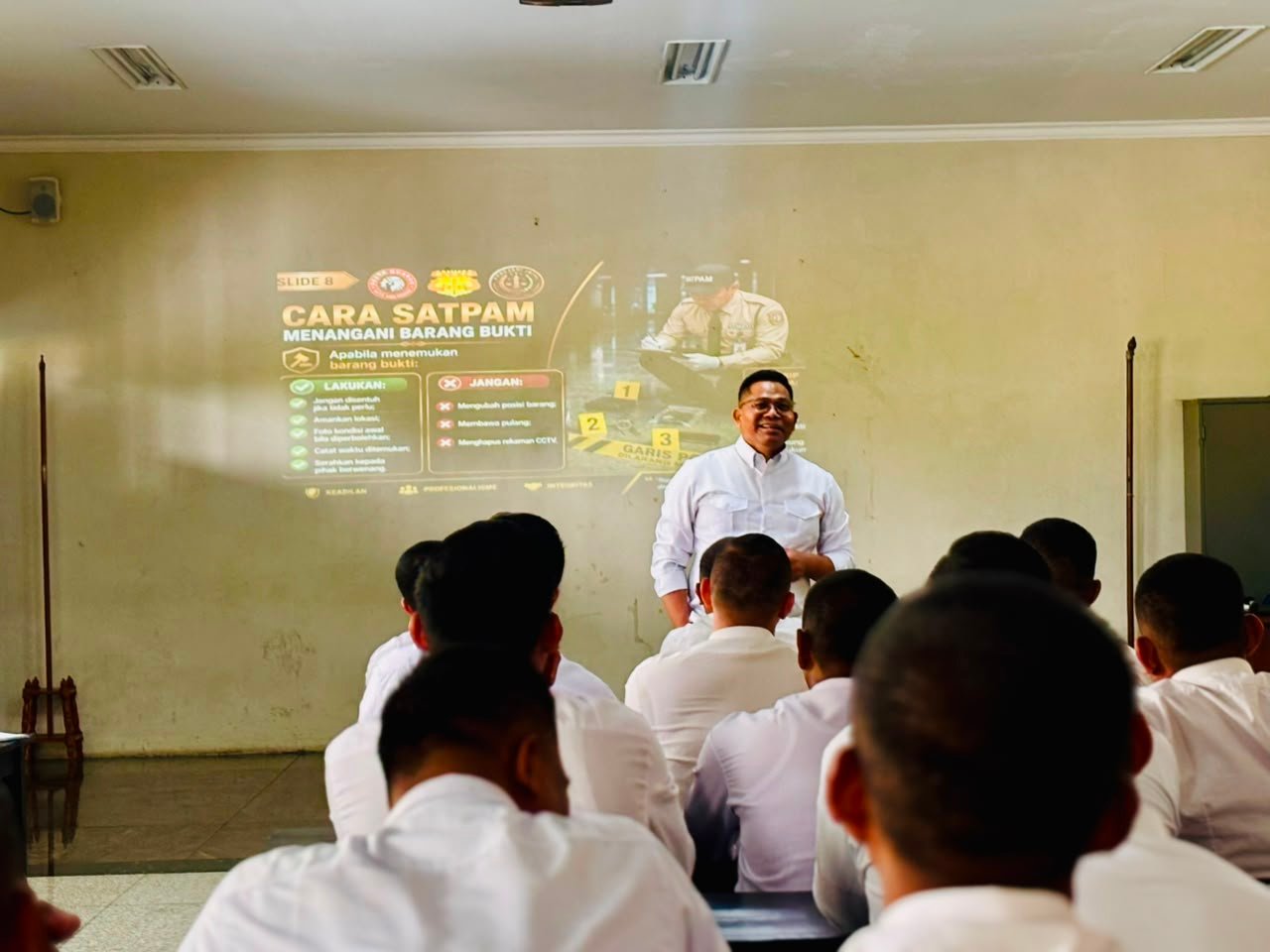 pembekalan hukum praktis satpam gada madya. - thewasesanews.com