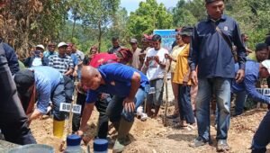bupati buru selatan pimpin gerakan menanam kasbi. - thewasesanews.com