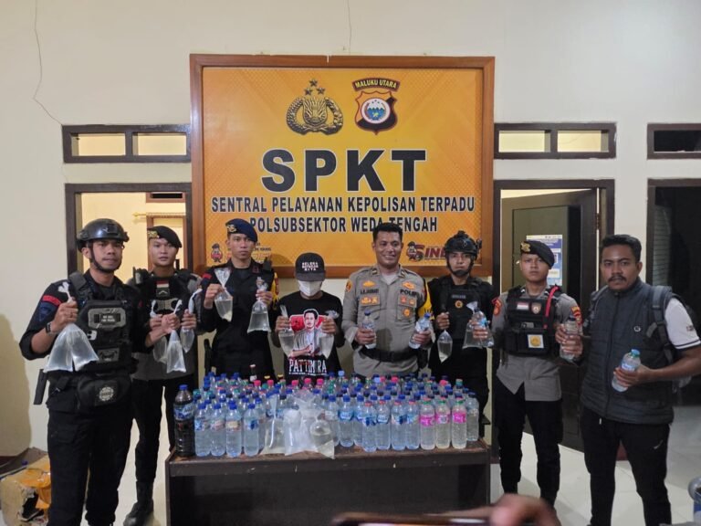 siber miras polres halteng amankan 417 kemasan miras. - thewasesanews.com