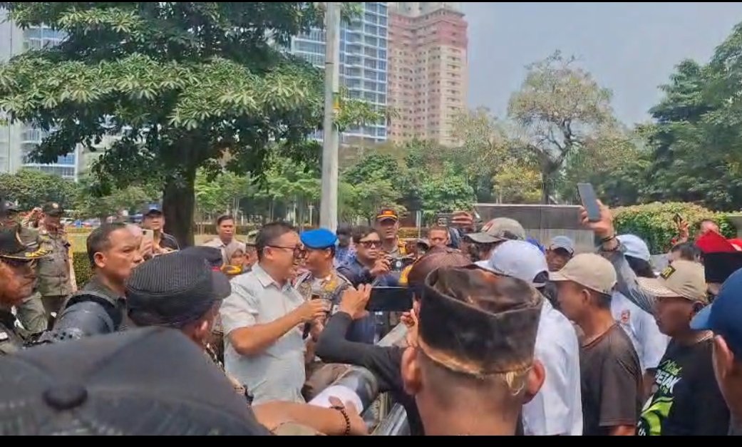aksi warga cni kembangan jakbar. - thewasesanews.com