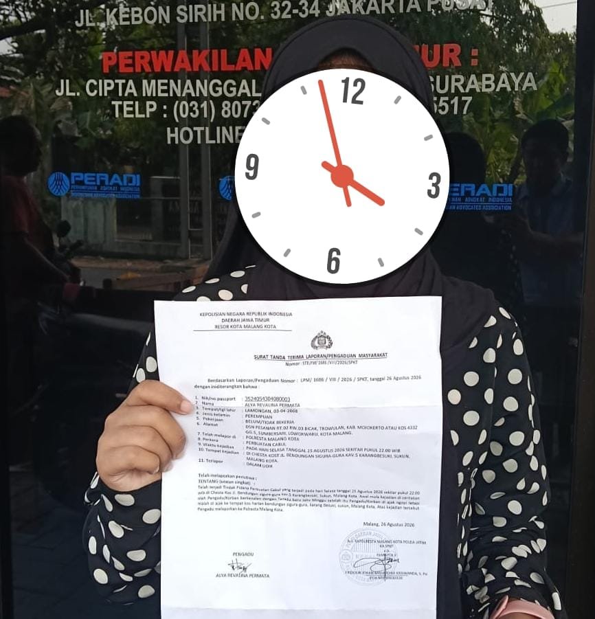 pelaku tpks dilepas polresta malang. - thewasesanews.com