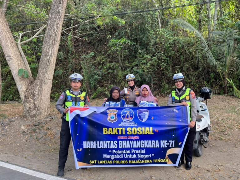 Sat Lantas Polres Halmahera Tengah. - thewasesanews.com