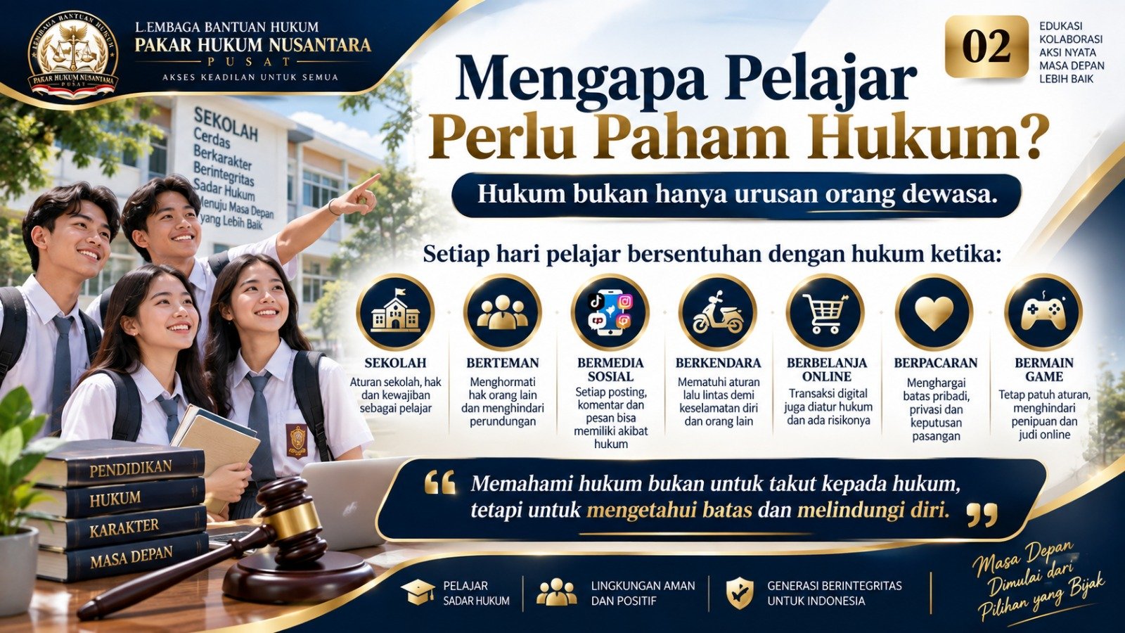 Sekolah Sadar Hukum Remaja. - thewasesanews.com
