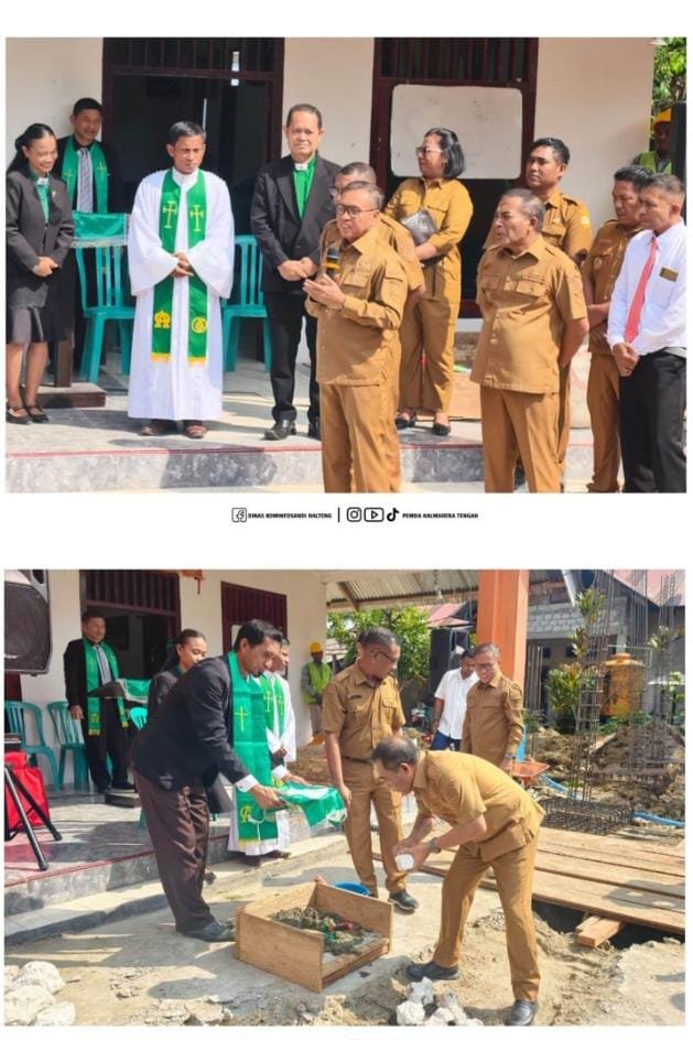Pembangunan Gereja Syalom Halmahera Tengah. - thewasesanews.com