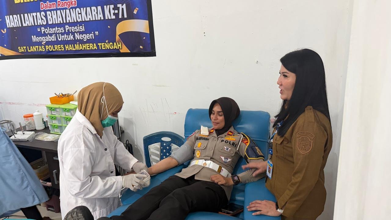 Bakti Kesehatan Polres Halmahera Tengah. - thewasesanews.com