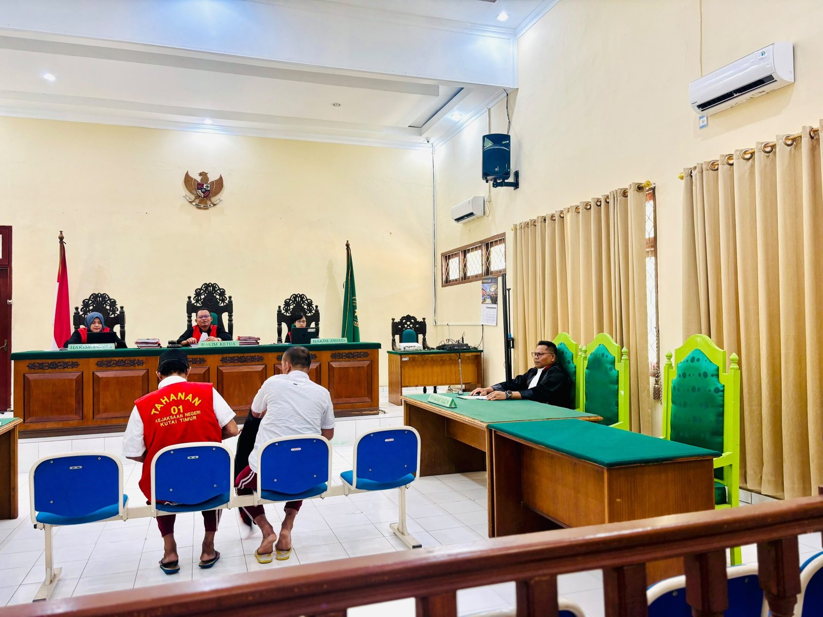 Sidang Krisman Suryanto PN Sangatta. - thewasesanews.com