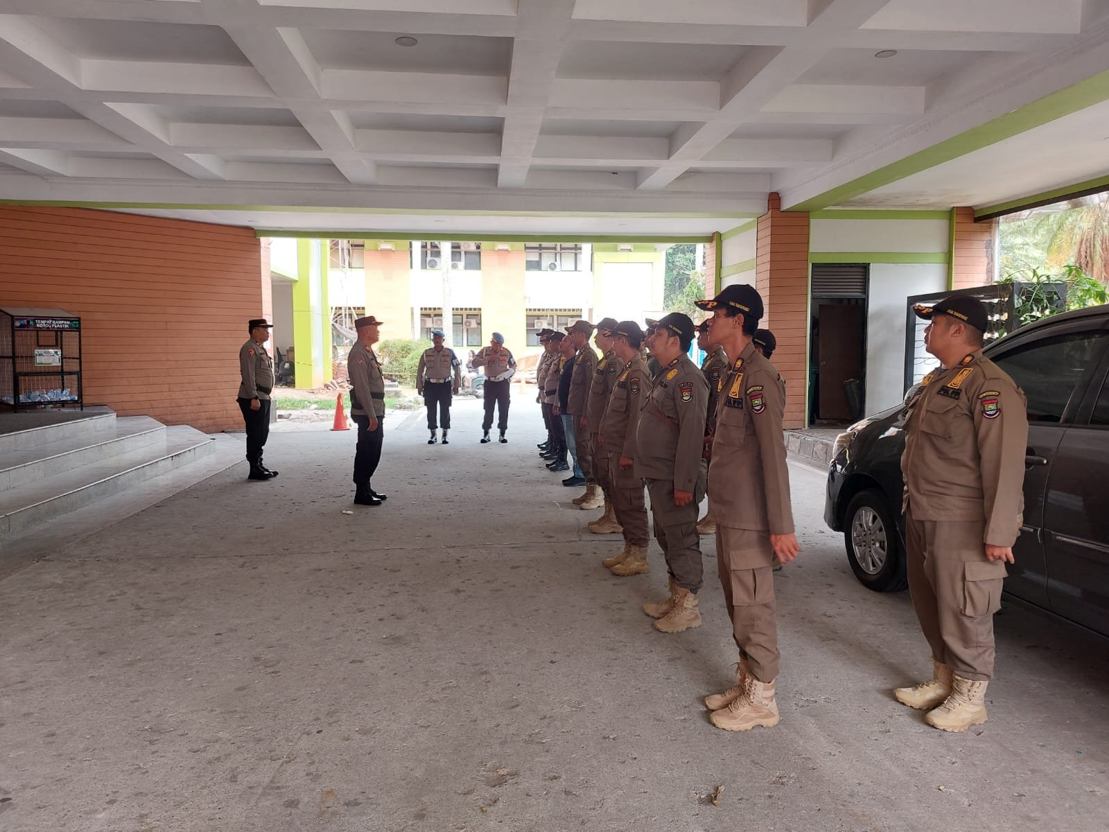 Pengamanan aksi mahasiswa di Tangerang. - thewasesanews.com