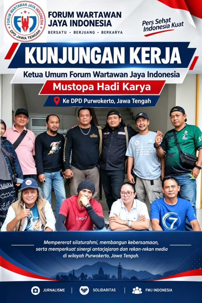 Kunjungan Kerja Ketua Umum FWJI. - thewasesanews.com