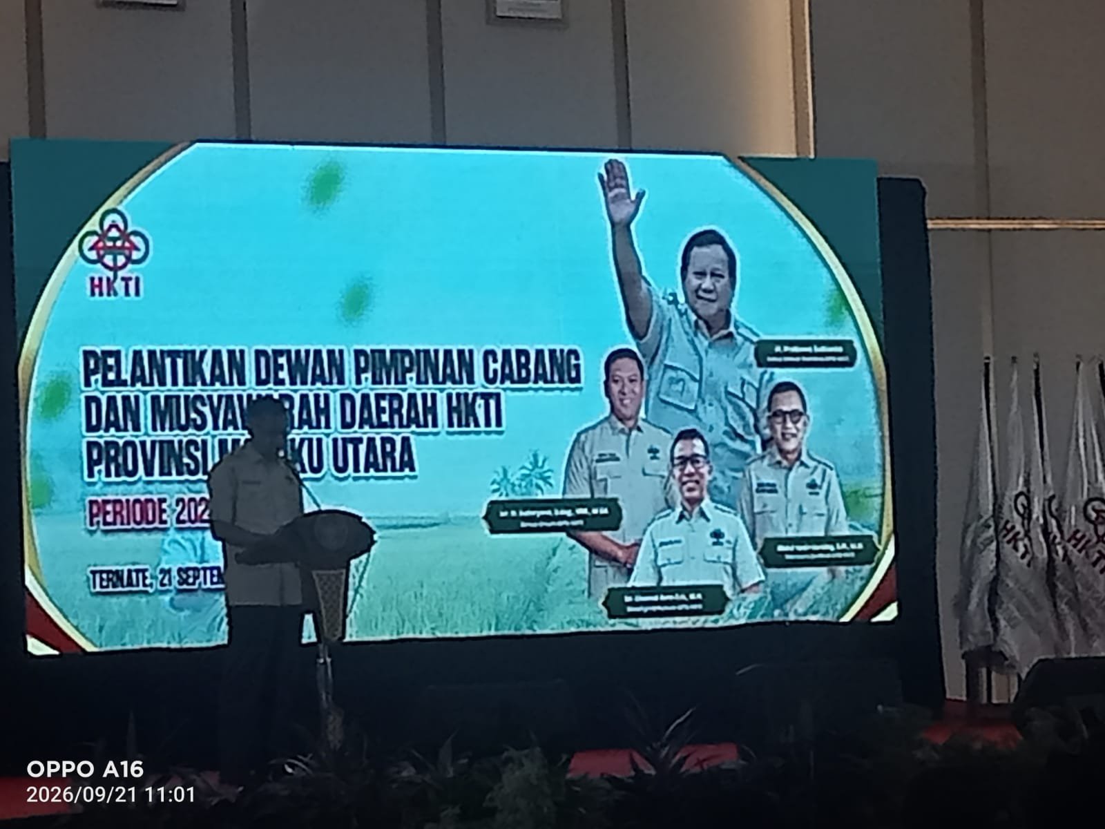 Bupati Halmahera Tengah Dr Ir Ikram Malan Sangadji MSi resmi dilantik sebagai Ketua DPC HKTI Halteng dalam Musda HKTI Malut di Ternate untuk dorong petani modern. - thewasesanews.com
